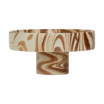 Miska dekoracyjna Moon Ø26 cm - Brązowo-biała - URBAN NATURE CULTURE