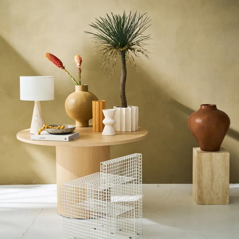 Miska Nox  Ø28 cm, Brązowo-biała URBAN NATURE CULTURE