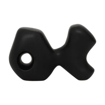 Object Noggin ryba - Matt black - URBAN NATURE CULTURE