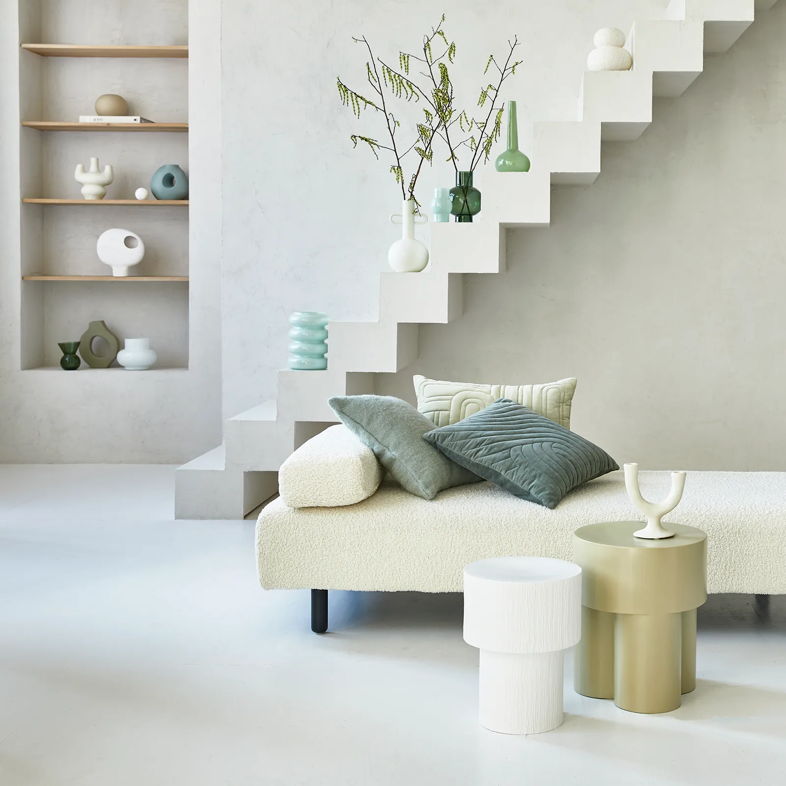 Poduszka Kiruto 50x50 cm, Zielony URBAN NATURE CULTURE