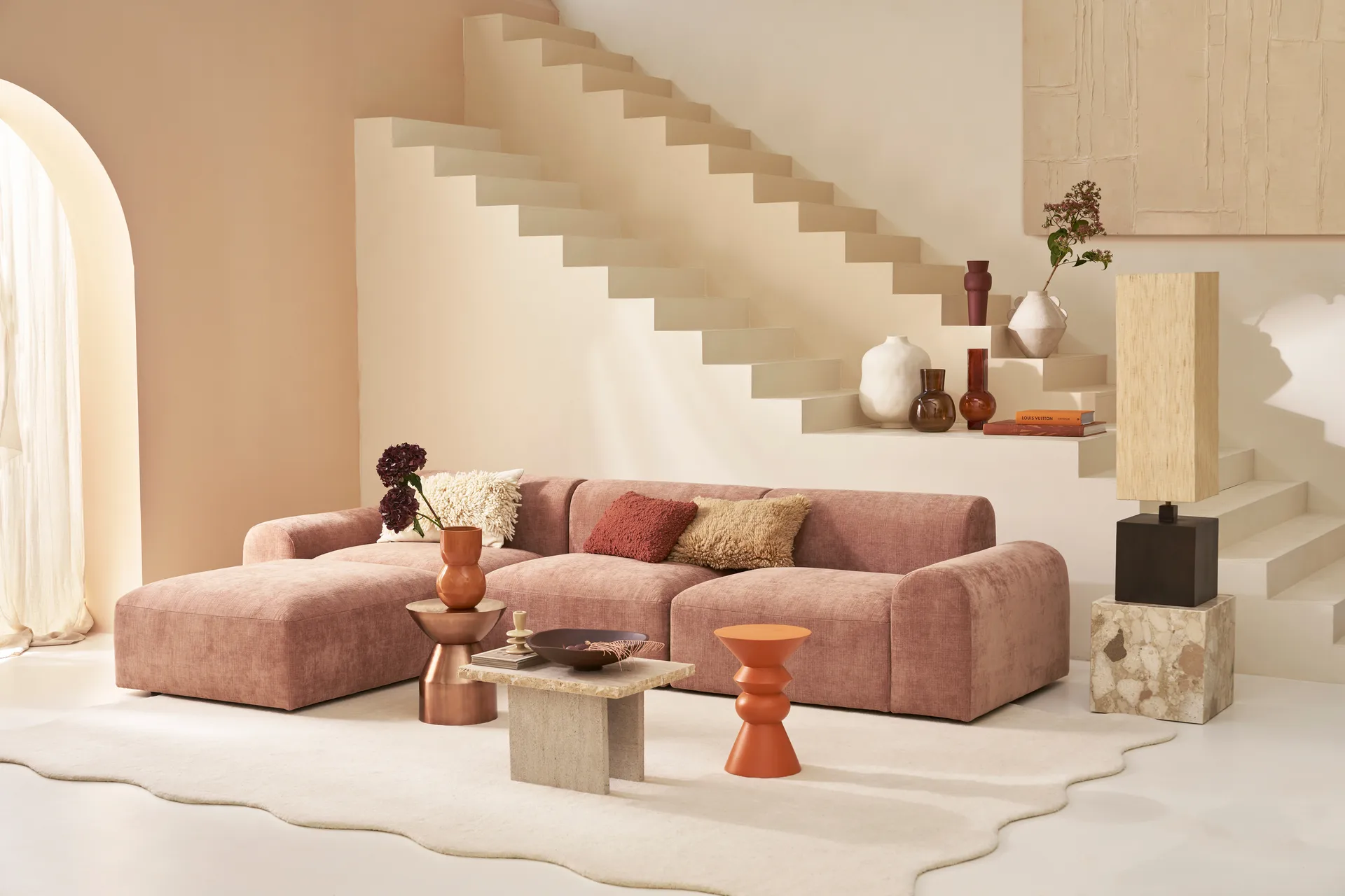 Poduszka Lina 30x50 cm, Rustykalny brązowy URBAN NATURE CULTURE