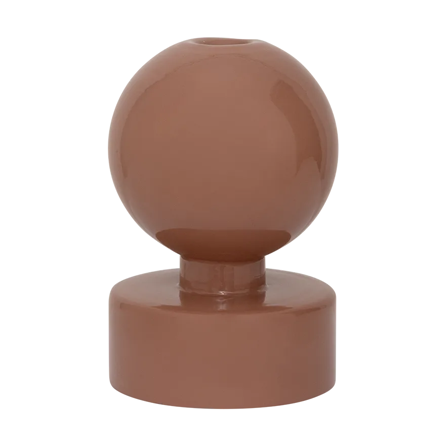 Świecznik Pallo B 13 cm, Cameo brown URBAN NATURE CULTURE