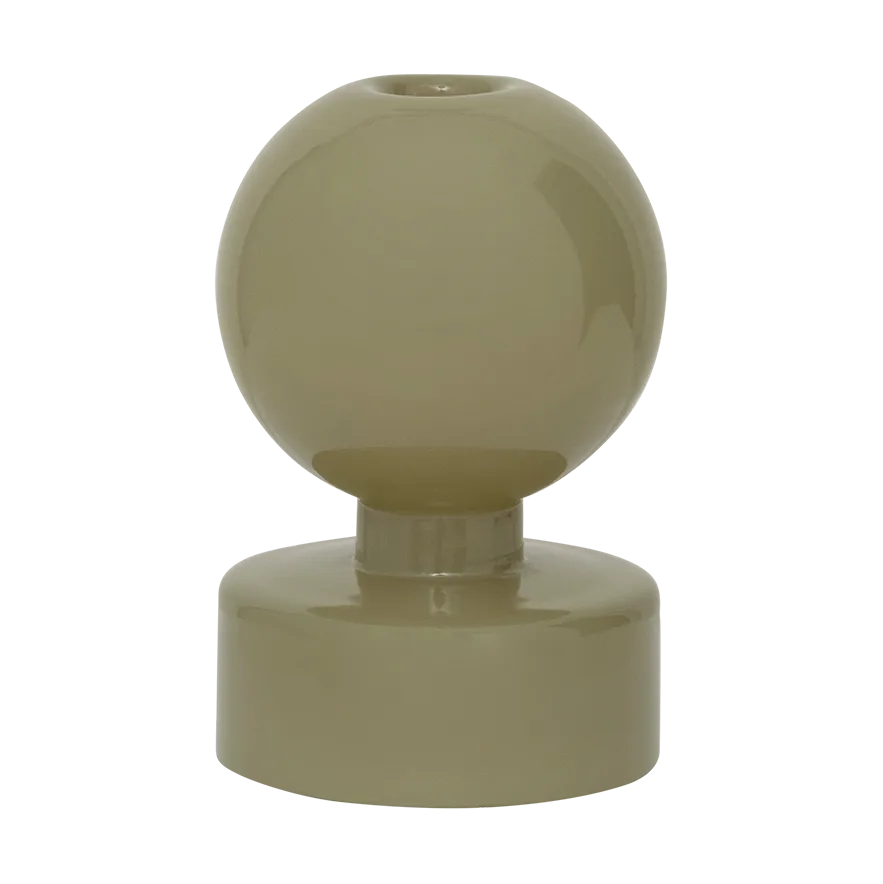 Świecznik Pallo B spray13 cm, Spray green URBAN NATURE CULTURE