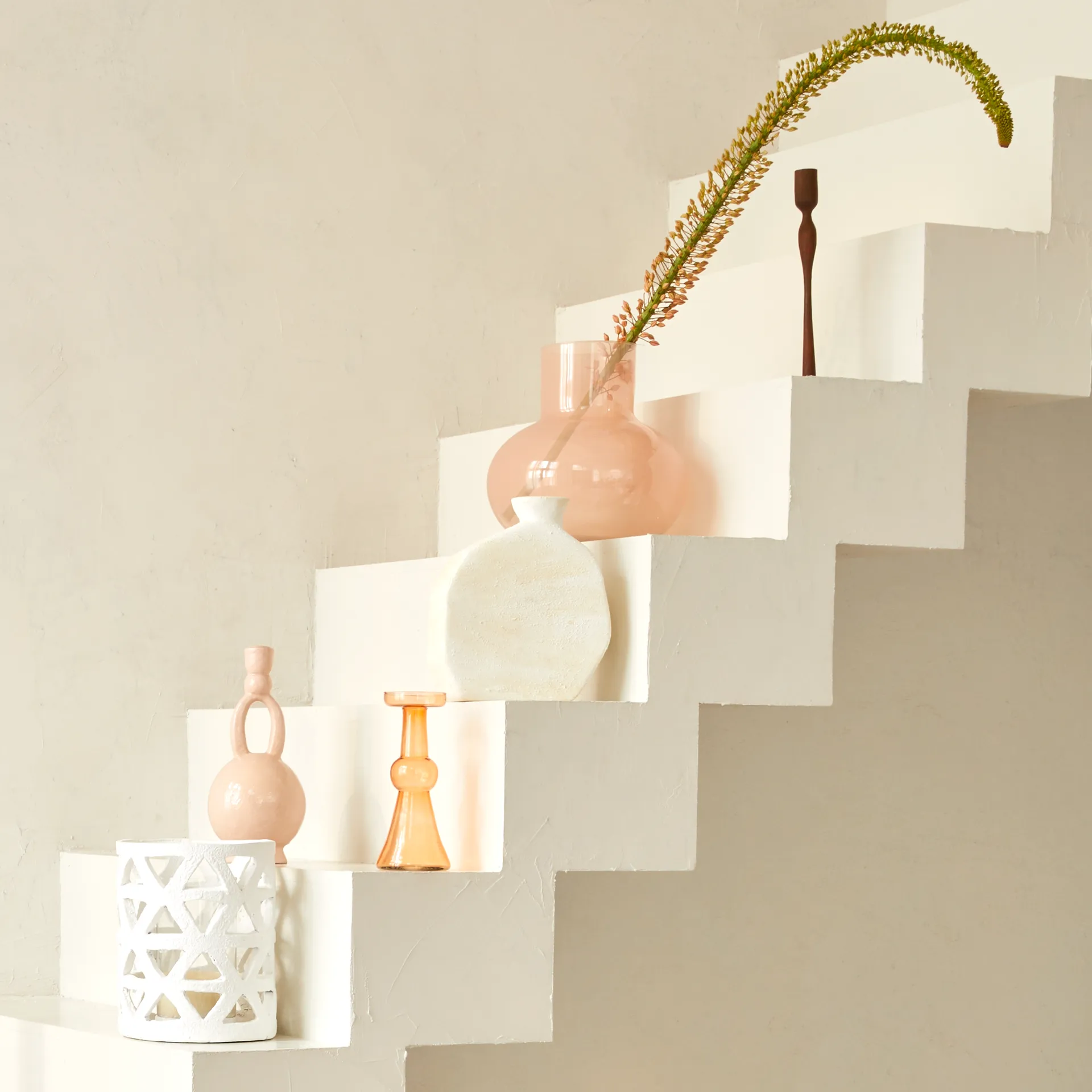 Świecznik Paradiso 29 cm, Old pink URBAN NATURE CULTURE