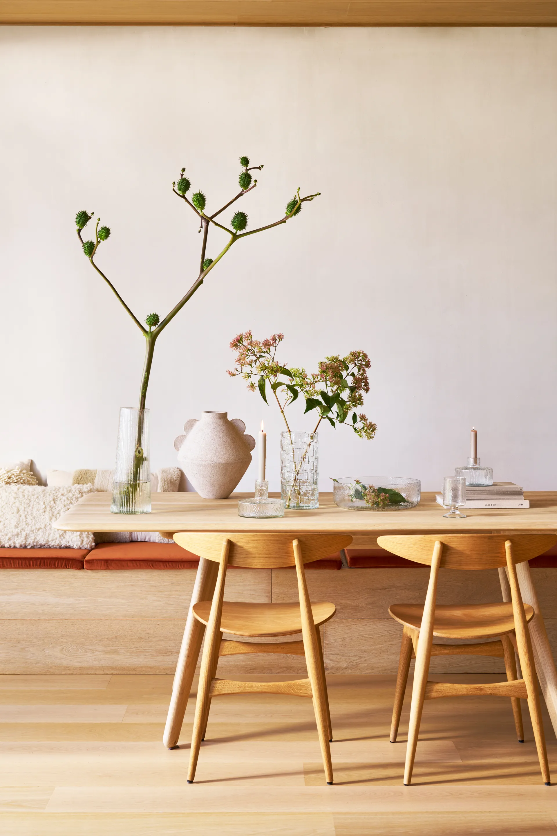 Świecznik Solvi B 12 cm, jasny URBAN NATURE CULTURE