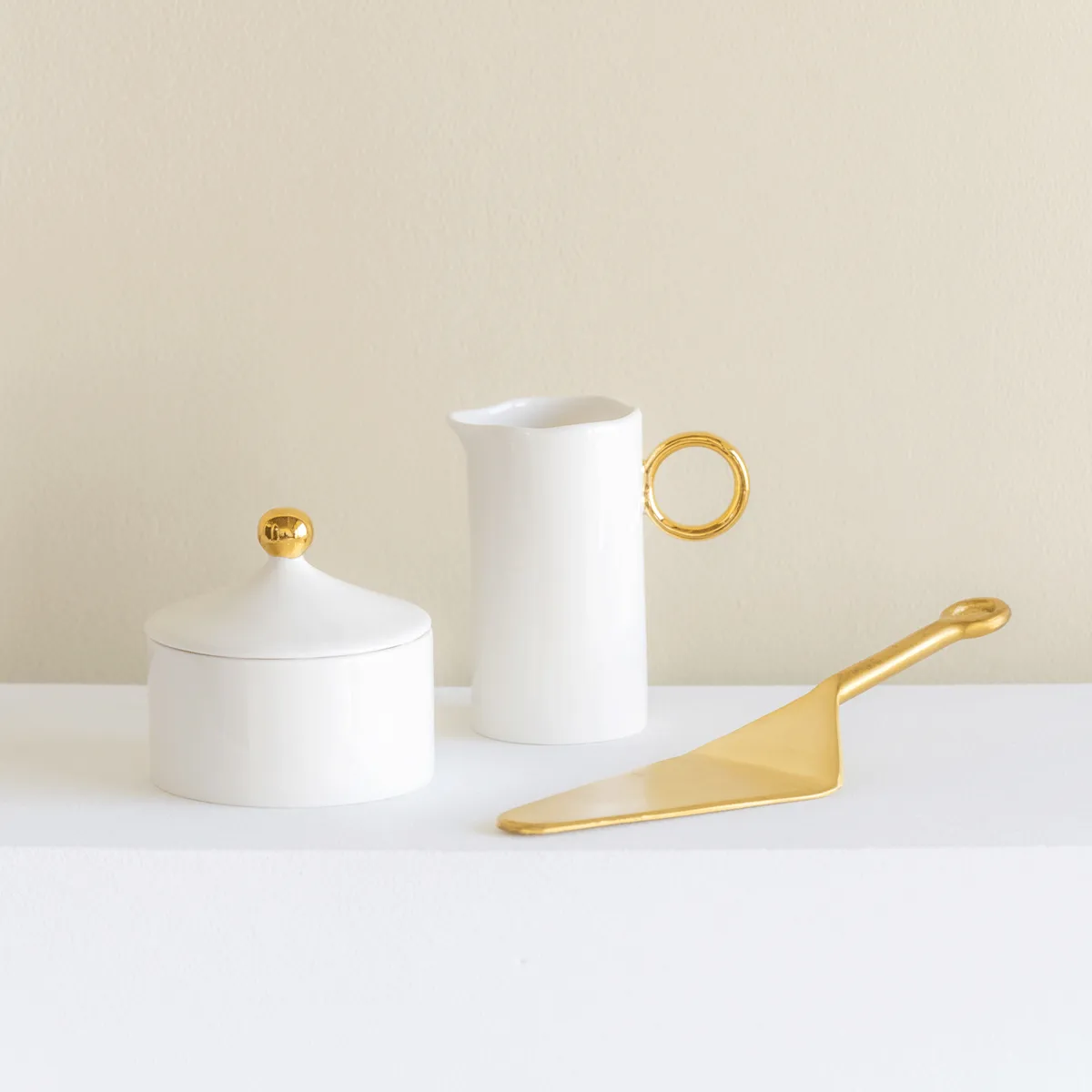 Szpatułka do ciasta UNC, Mosiądz URBAN NATURE CULTURE