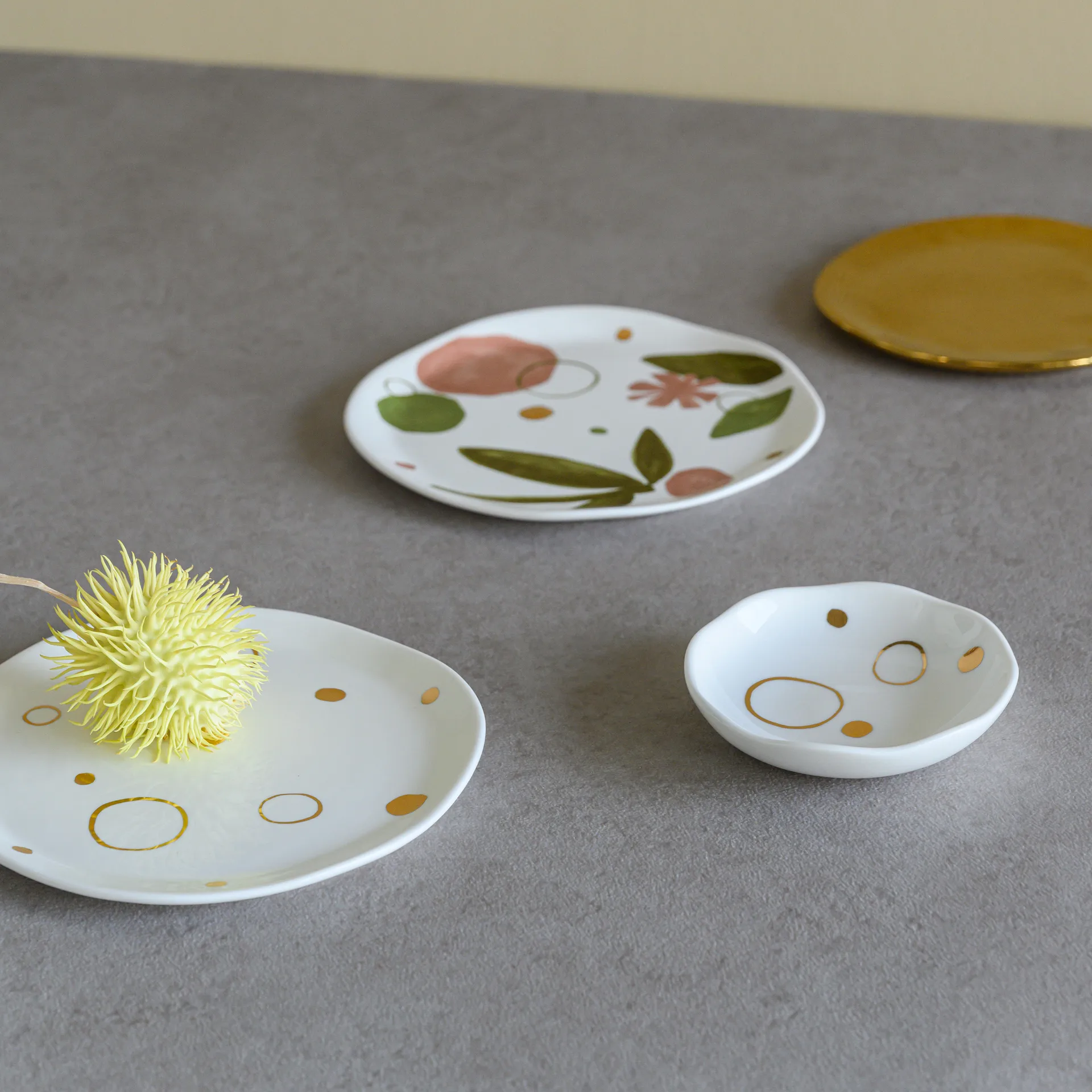 Talerz Good Morning 17 cm biały, Ekspresyjny URBAN NATURE CULTURE