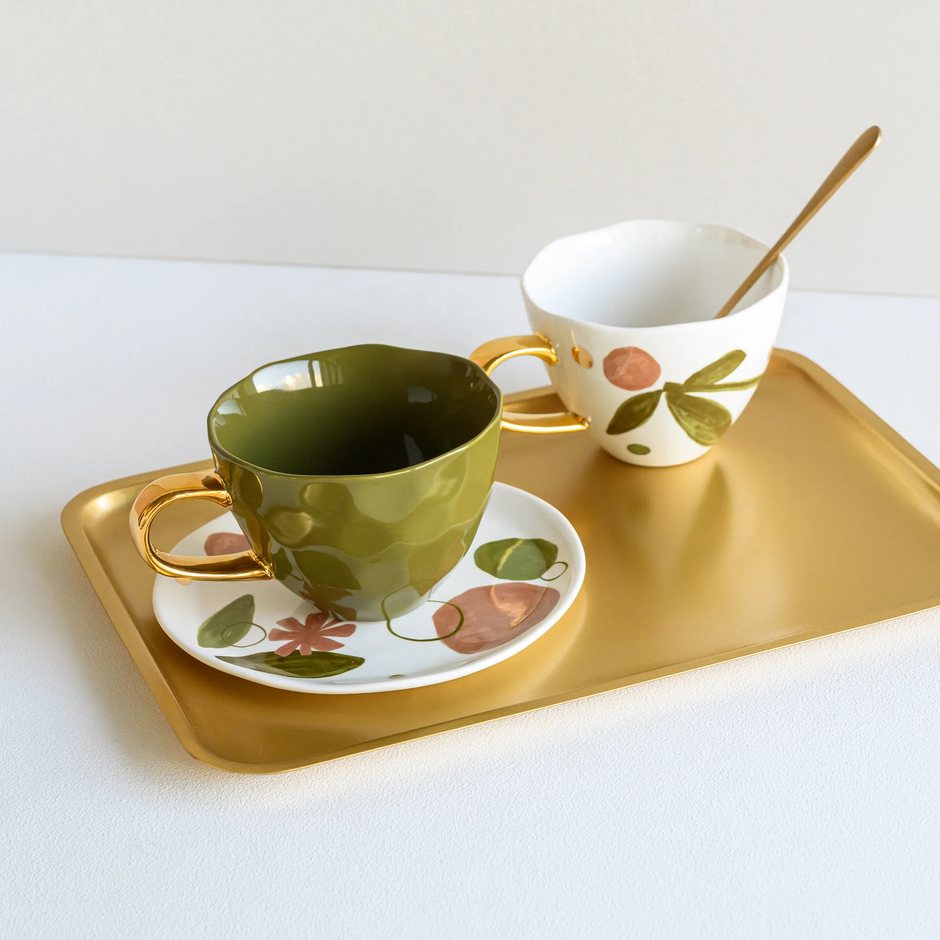 Talerz Good Morning 17 cm biały, Ekspresyjny URBAN NATURE CULTURE