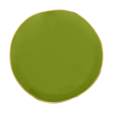 Talerz Good Morning 17 cm biały - Evergreen sprig - URBAN NATURE CULTURE