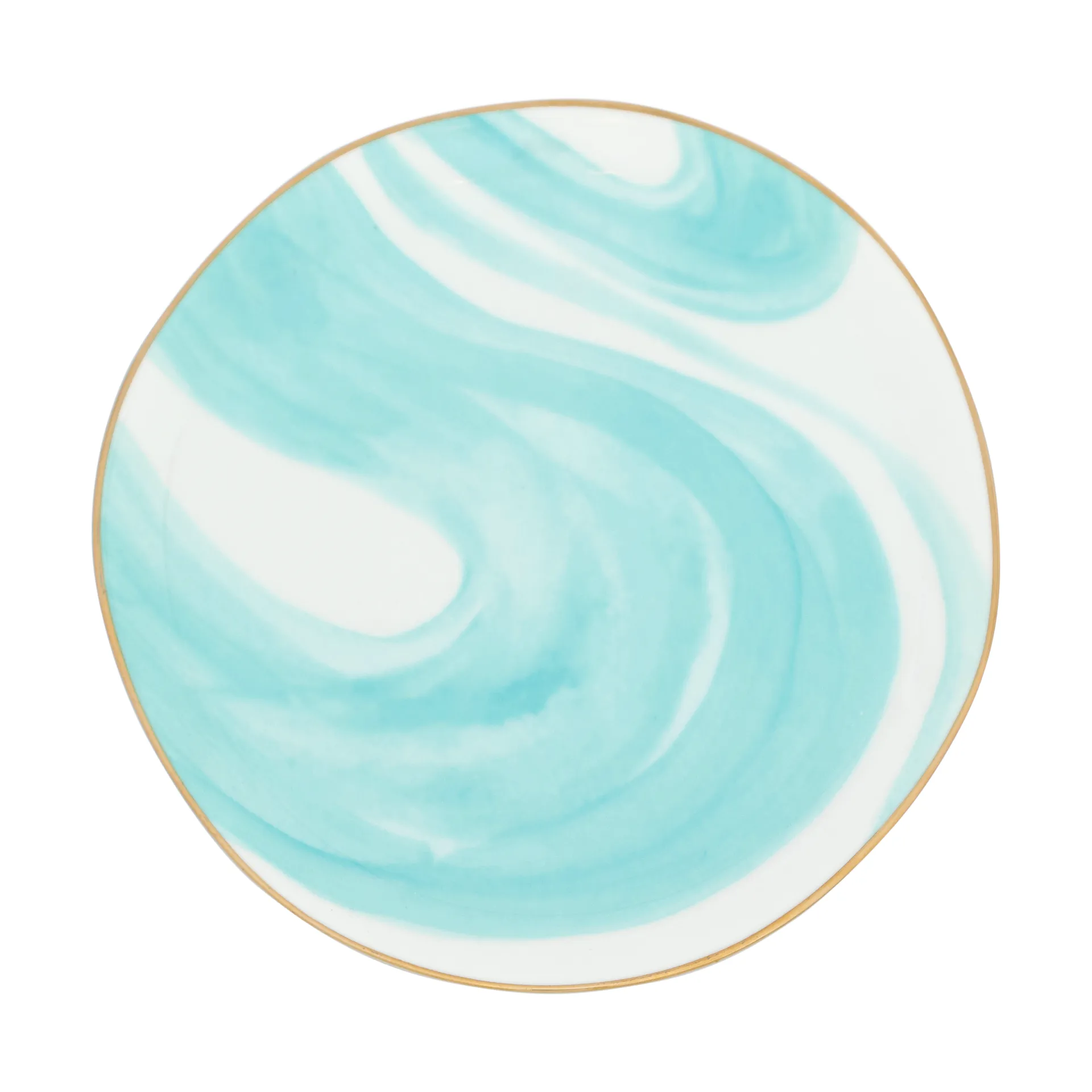 Talerz Good Morning 17 cm biały, Valuri emerald green URBAN NATURE CULTURE