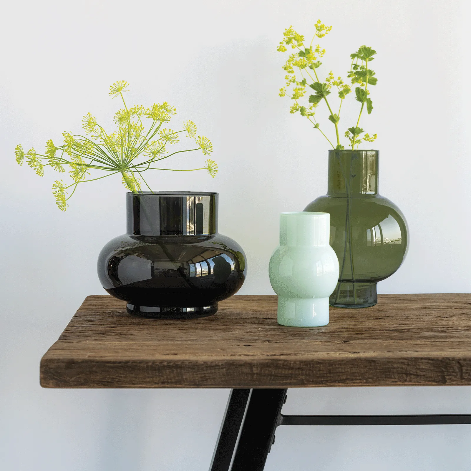 Wazon Tummy B 17,5 cm, Black URBAN NATURE CULTURE