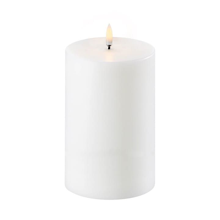 Świeca blokowa Uyuni LED biała Ø10,1 cm - 15,2 cm - Uyuni Lighting