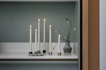 Świece stożkowe Uyuni LED białe 2 szt. - Ø2,3x20 cm - Uyuni Lighting