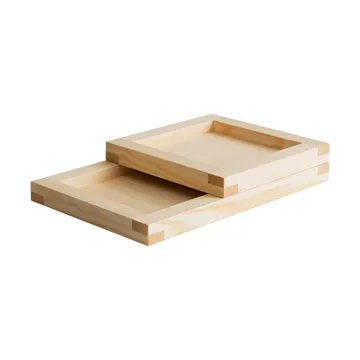 009 Tray taca - Sosnowe olejowoskowane, 33x33x6 cm - Vaarnii