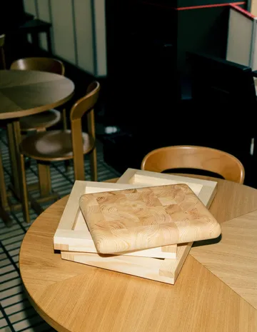 019 Syy Chopping Board deska do krojenia - Sosnowe olejowany parafiną, medium 26x35x5 cm - Vaarnii