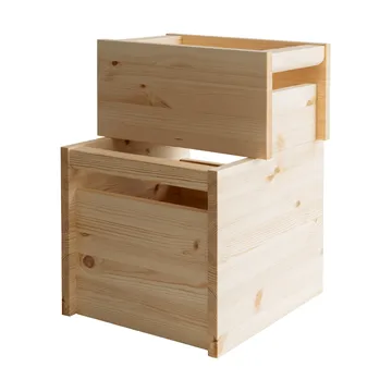 020 Koppa Crate skrzynka do przechowywania - Olejowana sosna, large 38x43x36 cm - Vaarnii