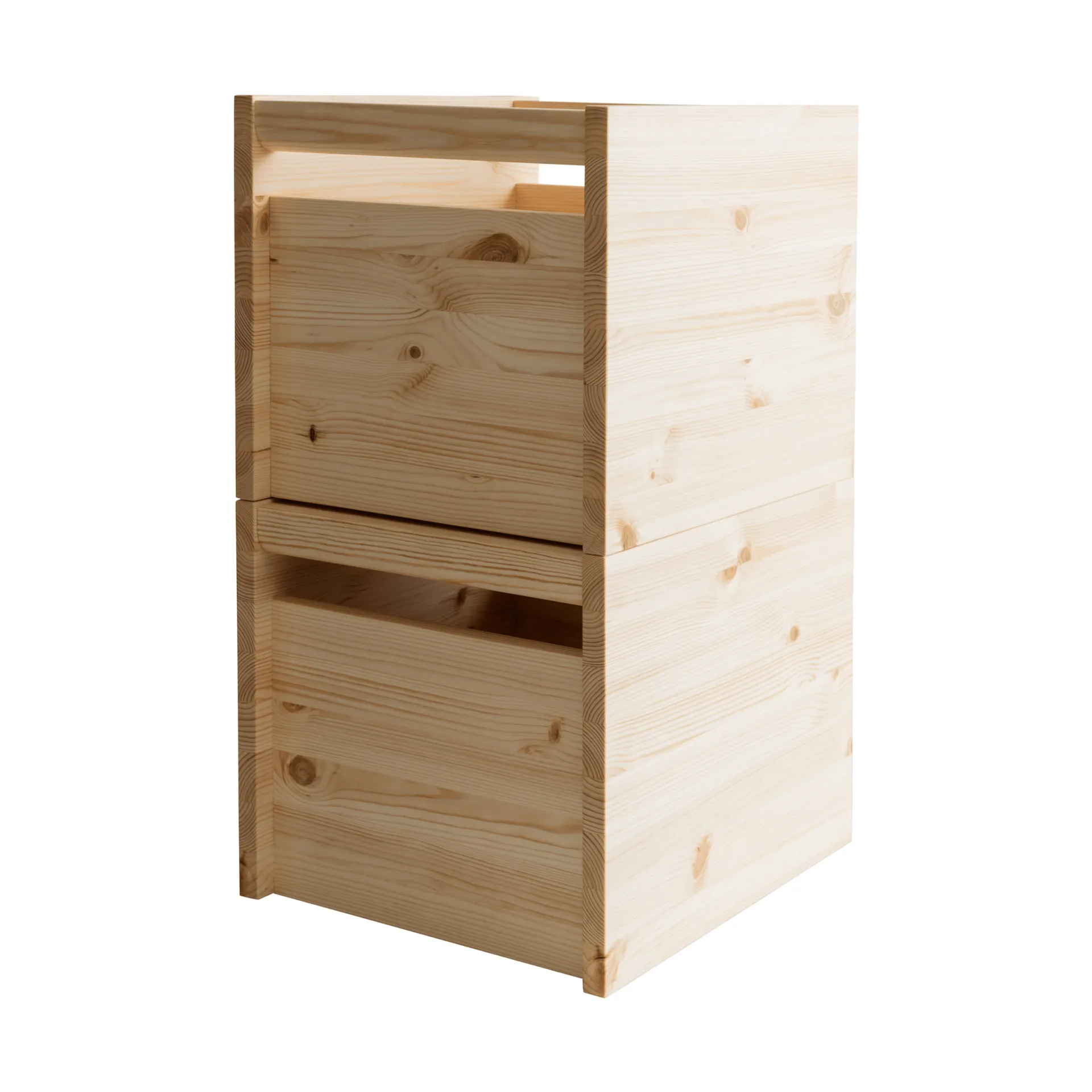 020 Koppa Crate skrzynka do przechowywania, Olejowana sosna, large 38x43x36 cm Vaarnii