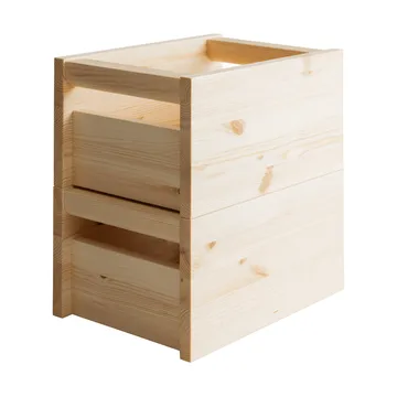 020 Koppa Crate skrzynka do przechowywania - Sosnowe olejowoskowane, small 29x43x22 cm - Vaarnii