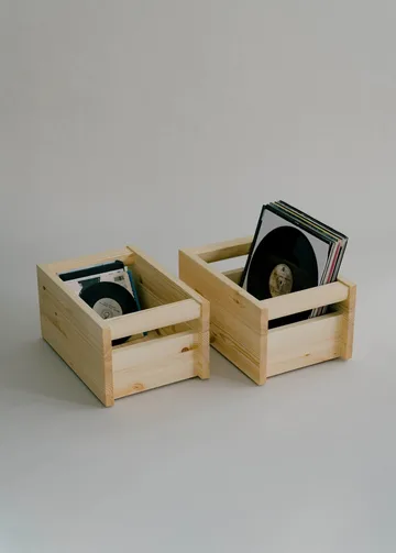 020 Koppa Crate skrzynka do przechowywania - Sosnowe olejowoskowane, small 29x43x22 cm - Vaarnii