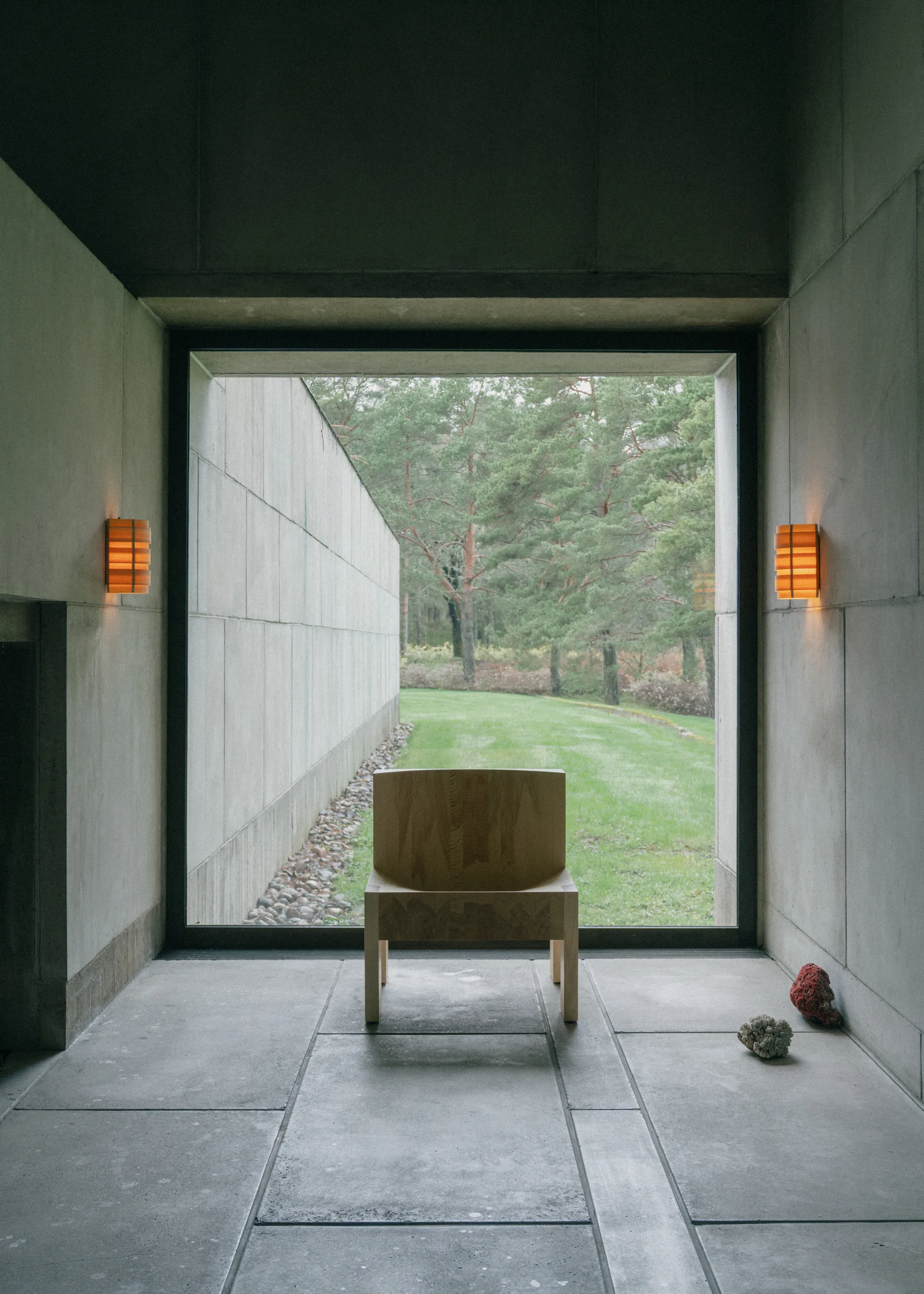 1004 Hans Wall Light, Sosna olejowana i woskowana, matowe, 16×24 cm Vaarnii