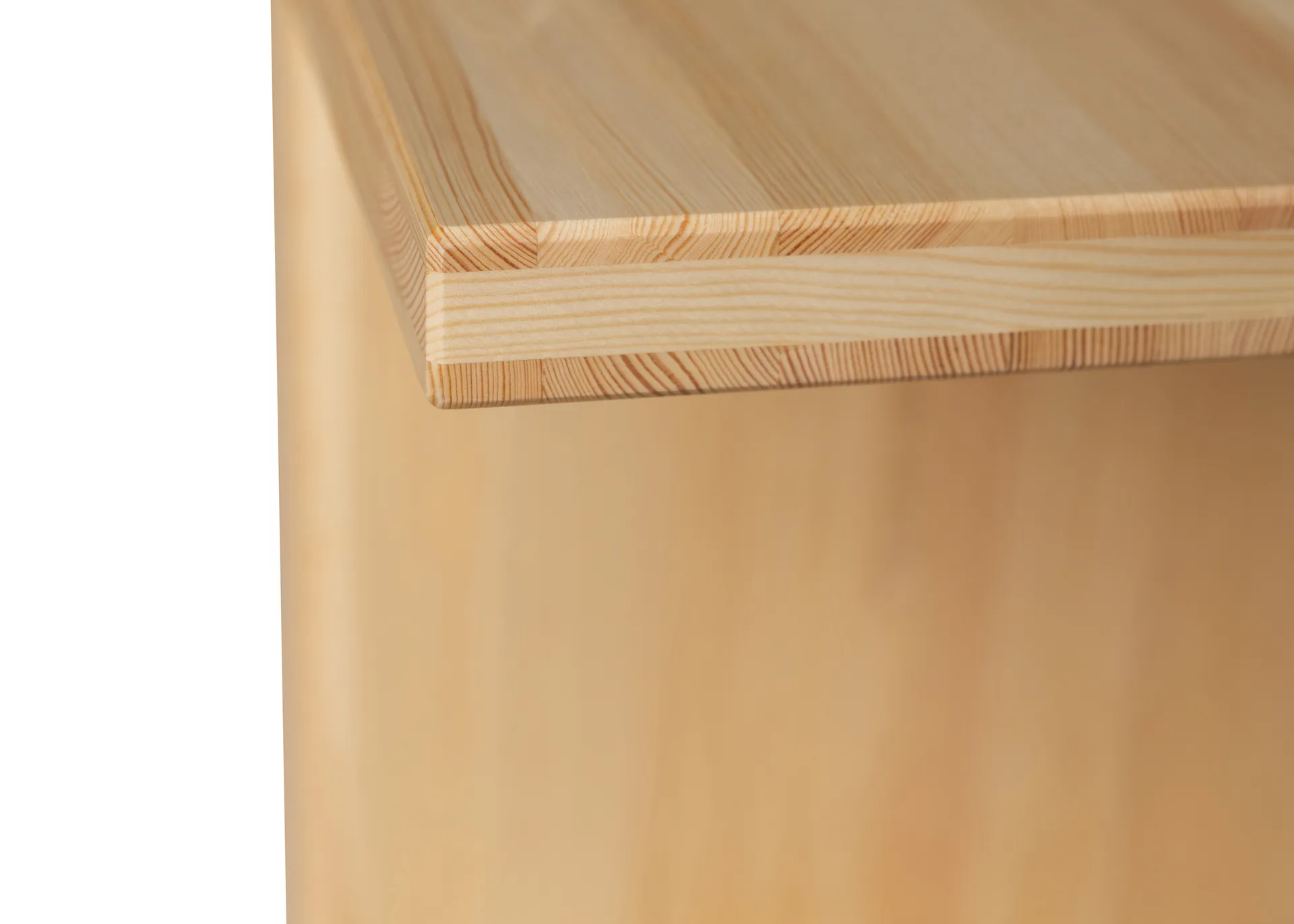 Ławka 012 Kolmio Bench, Sosna olejowana i woskowana, matowe, 227x42x45 cm Vaarnii