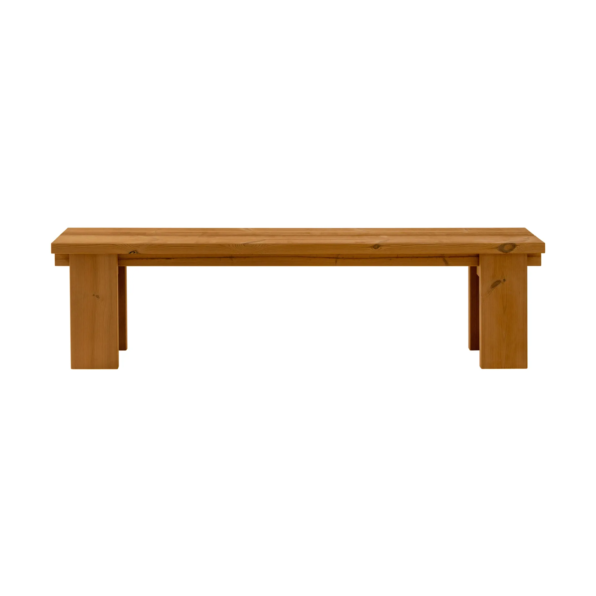 Ławka 013 Osa Outdoor Bench, Sosna termowana, 182x37x49 cm Vaarnii