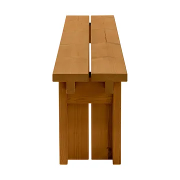 Ławka 013 Osa Outdoor Bench - Sosna termowana, 182x37x49 cm - Vaarnii