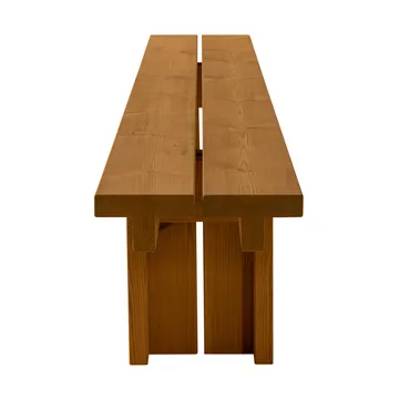 Ławka 013 Osa Outdoor Bench - Sosna termowana, 270×37×49 cm - Vaarnii