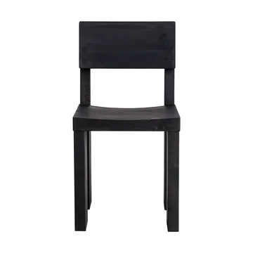 Krzesło 001 Dining Chair - Sosna bejcowana na czarno - Vaarnii