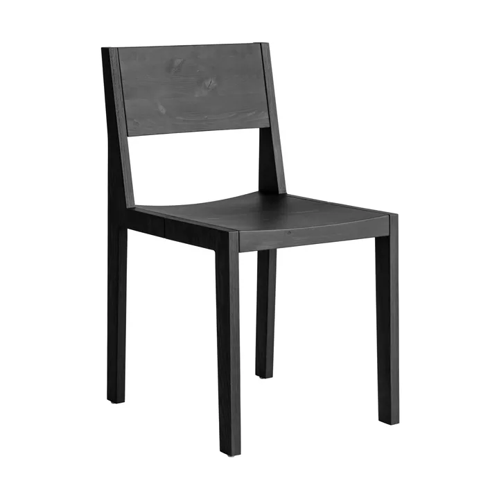 Krzesło 016 Maasto Dining Chair - Sosna bejcowana na czarno - Vaarnii
