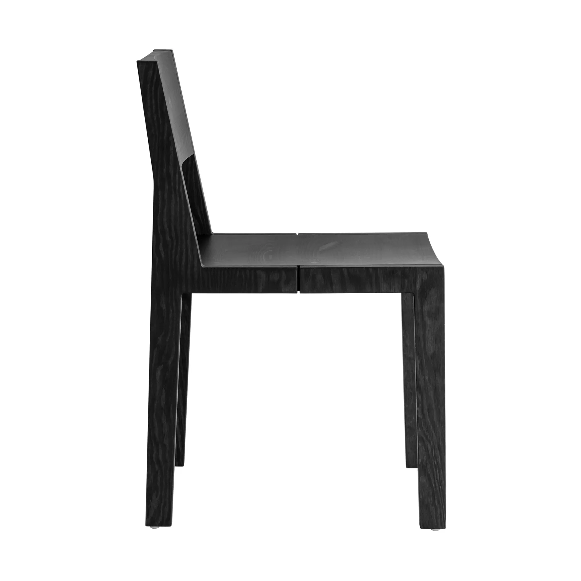 Krzesło 016 Maasto Dining Chair, Sosna bejcowana na czarno Vaarnii