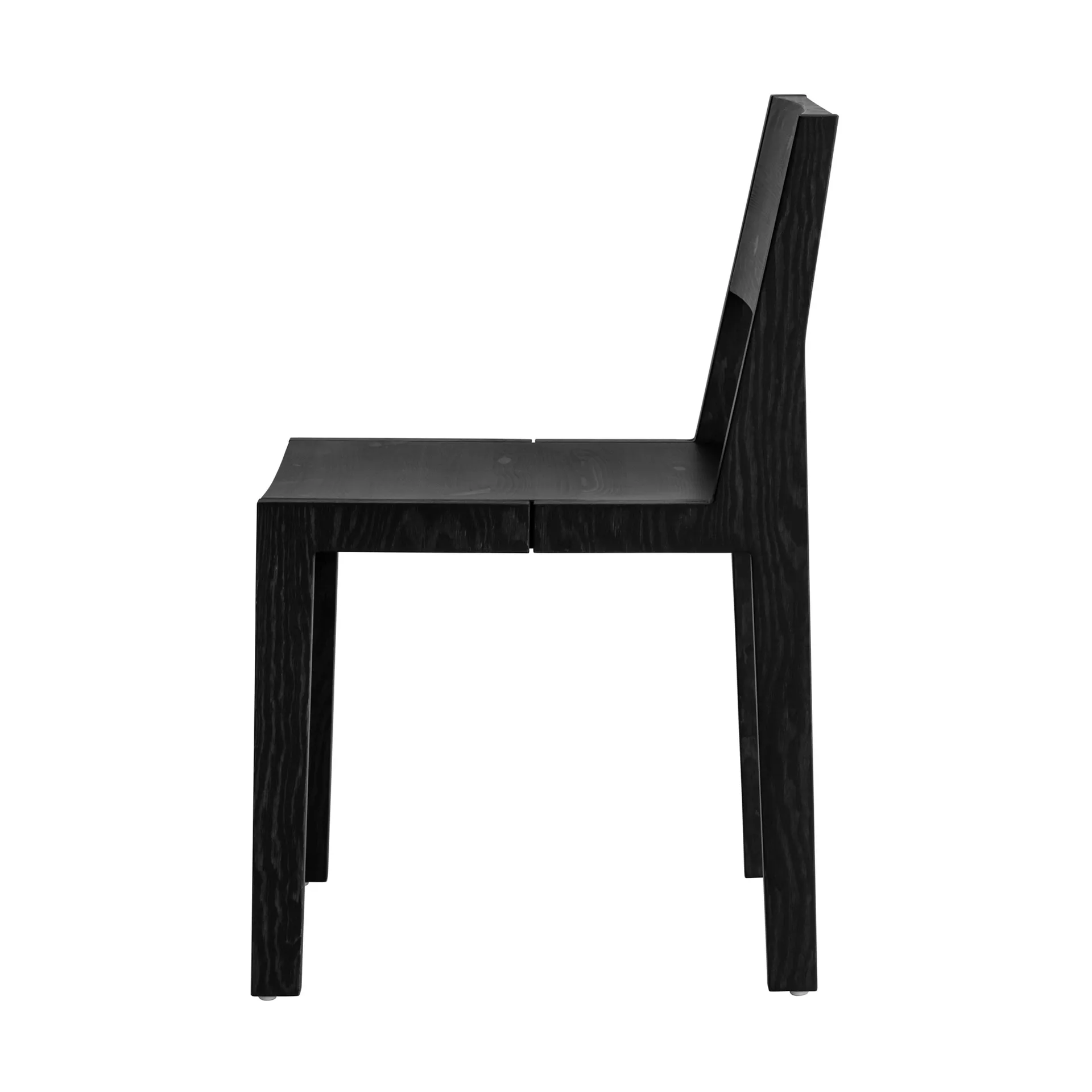Krzesło 016 Maasto Dining Chair, Sosna bejcowana na czarno Vaarnii