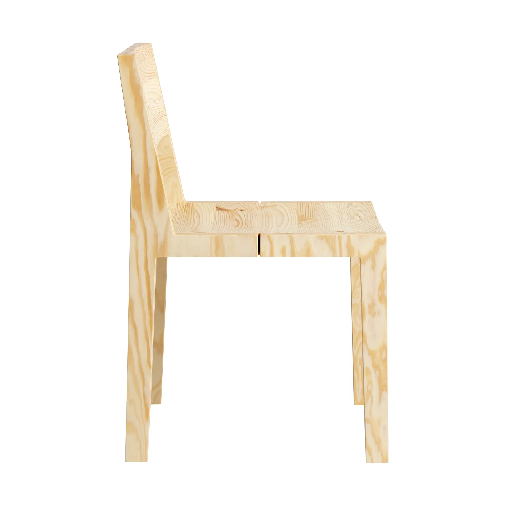 Krzesło 016 Maasto Dining Chair, Sosna olejowana i woskowana, matowe Vaarnii