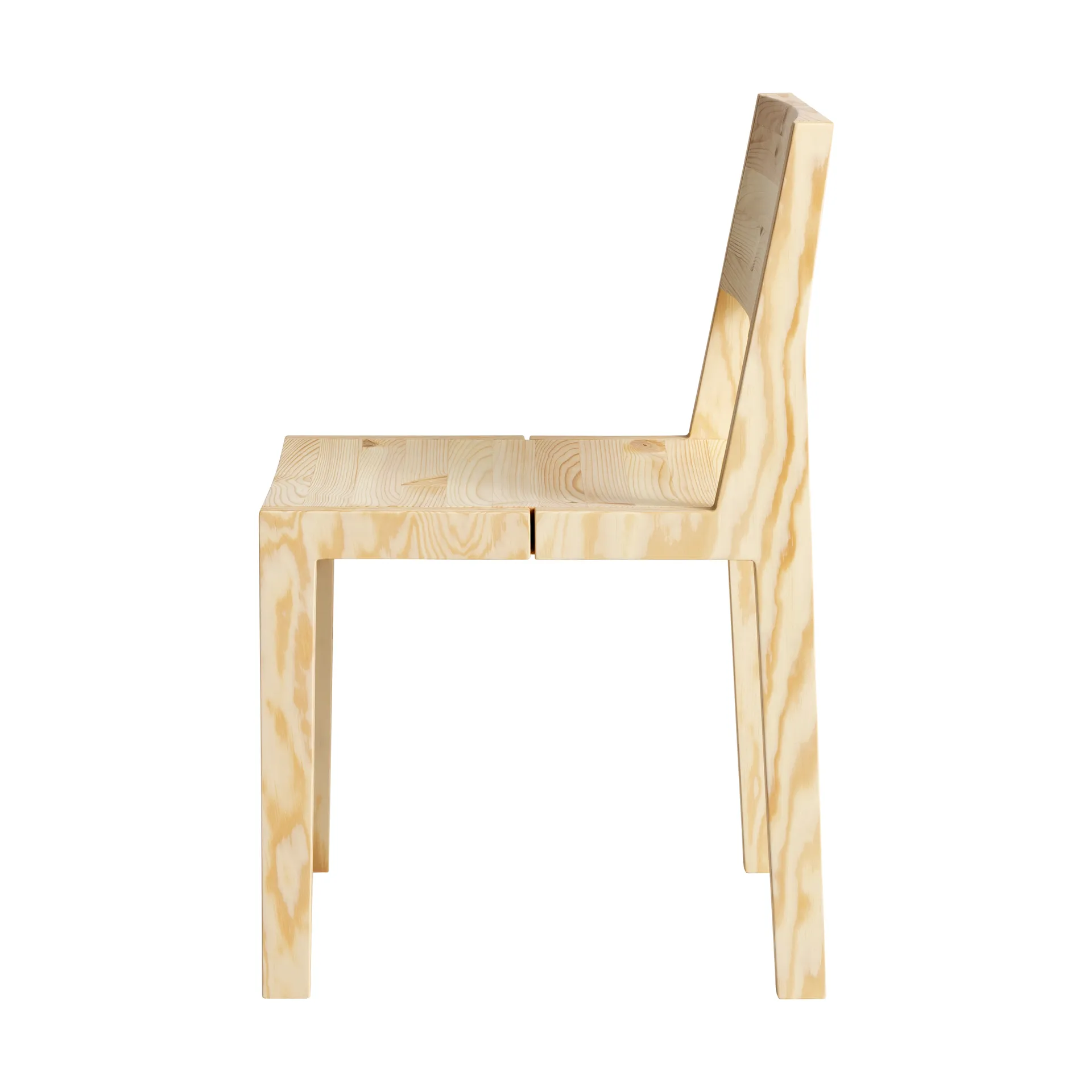 Krzesło 016 Maasto Dining Chair, Sosna olejowana i woskowana, matowe Vaarnii