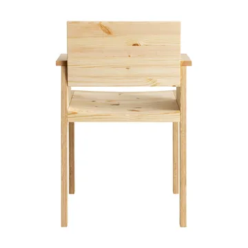 Krzesło z podłokietnikami 016 Maasto Dining Armchair - Sosna olejowana i woskowana, matowe - Vaarnii