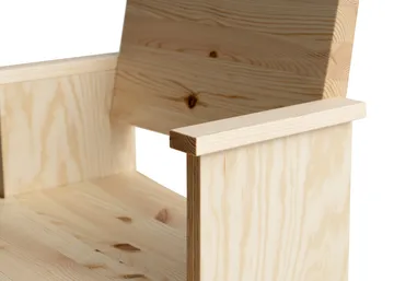 Krzesło z podłokietnikami 016 Maasto Dining Armchair - Sosna olejowana i woskowana, matowe - Vaarnii