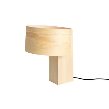 Lampa stołowa 018 Hoop Table Lamp - Sosna olejowana i woskowana, matowe, 34 cm - Vaarnii
