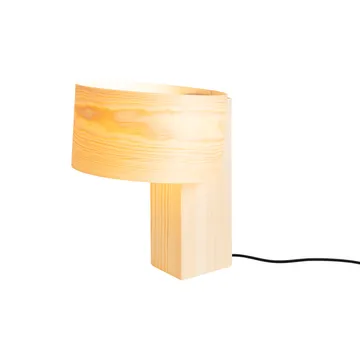 Lampa stołowa 018 Hoop Table Lamp - Sosna olejowana i woskowana, matowe, 34 cm - Vaarnii
