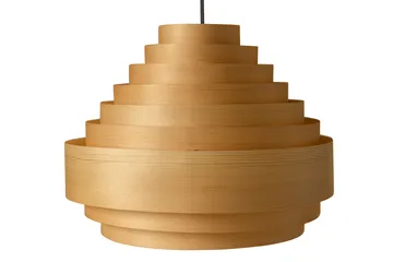 Lampa wisząca 1001 Hans Pendant - Sosna olejowana i woskowana, matowe, Ø38 cm - Vaarnii
