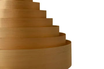 Lampa wisząca 1001 Hans Pendant - Sosna olejowana i woskowana, matowe, Ø38 cm - Vaarnii