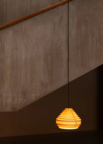 Lampa wisząca 1001 Hans Pendant - Sosna olejowana i woskowana, matowe, Ø38 cm - Vaarnii