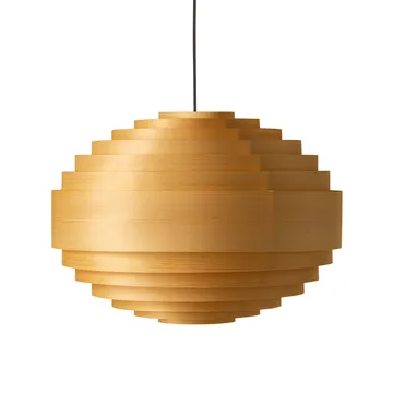 Lampa wisząca 1002 Hans Pendant - Sosna olejowana i woskowana, matowe, Ø46 cm - Vaarnii