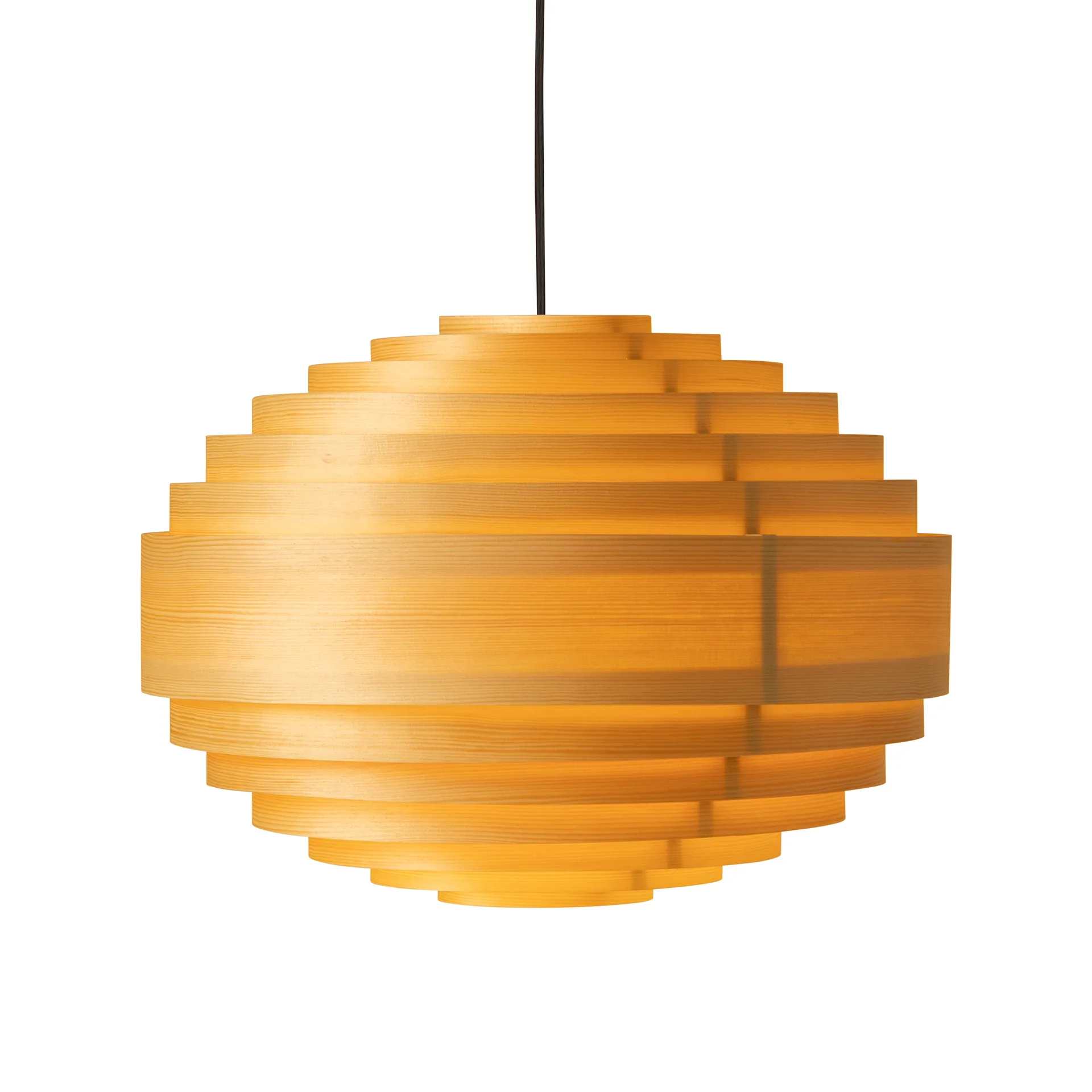 Lampa wisząca 1002 Hans Pendant, Sosna olejowana i woskowana, matowe, Ø46 cm Vaarnii