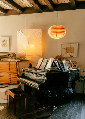 Lampa wisząca 1002 Hans Pendant - Sosna olejowana i woskowana, matowe, Ø46 cm - Vaarnii