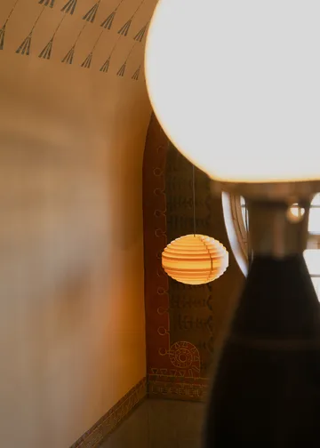 Lampa wisząca 1002 Hans Pendant - Sosna olejowana i woskowana, matowe, Ø46 cm - Vaarnii