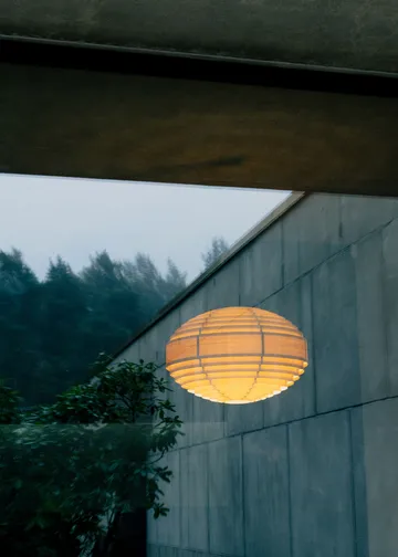 Lampa wisząca 1002 Hans Pendant - Sosna olejowana i woskowana, matowe, XL Ø70 cm - Vaarnii