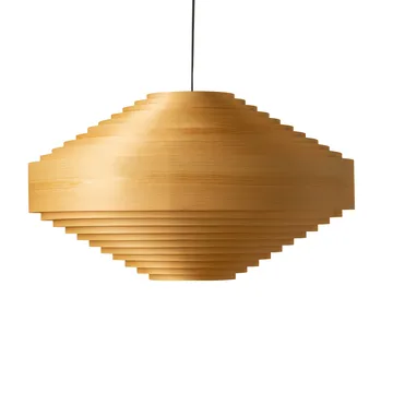 Lampa wisząca 1003 Hans Pendant - Sosna olejowana i woskowana, matowe, Ø60 cm - Vaarnii