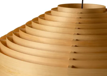 Lampa wisząca 1003 Hans Pendant - Sosna olejowana i woskowana, matowe, Ø60 cm - Vaarnii