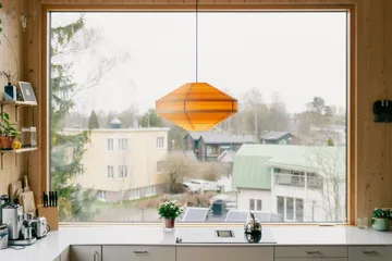 Lampa wisząca 1003 Hans Pendant - Sosna olejowana i woskowana, matowe, Ø60 cm - Vaarnii