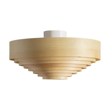 Plafon 1005 Hans Ceiling Light - Sosna olejowana i woskowana, matowe, Ø42 cm - Vaarnii